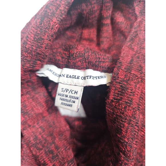 American Eagle Dress Womens Small Ribbed Turtle Neck Long Sleeve Cut Out Back - Picture 4 of 7